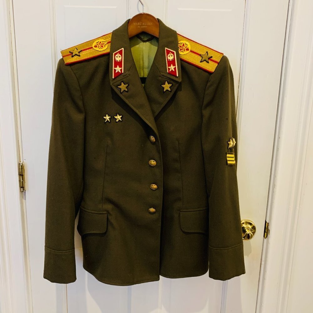 Vintage Soviet Russian Uniform officer Parade Military USSR